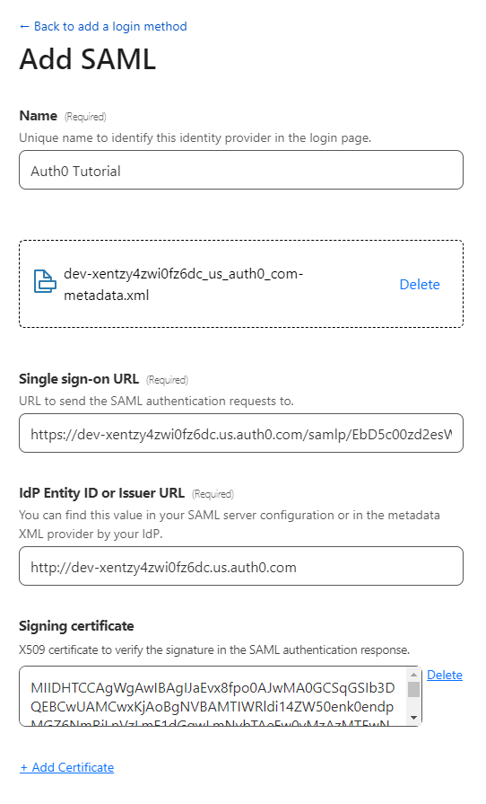 Auth0 SAML Cloudflare Zero trust | JJ's HomeLab Docs